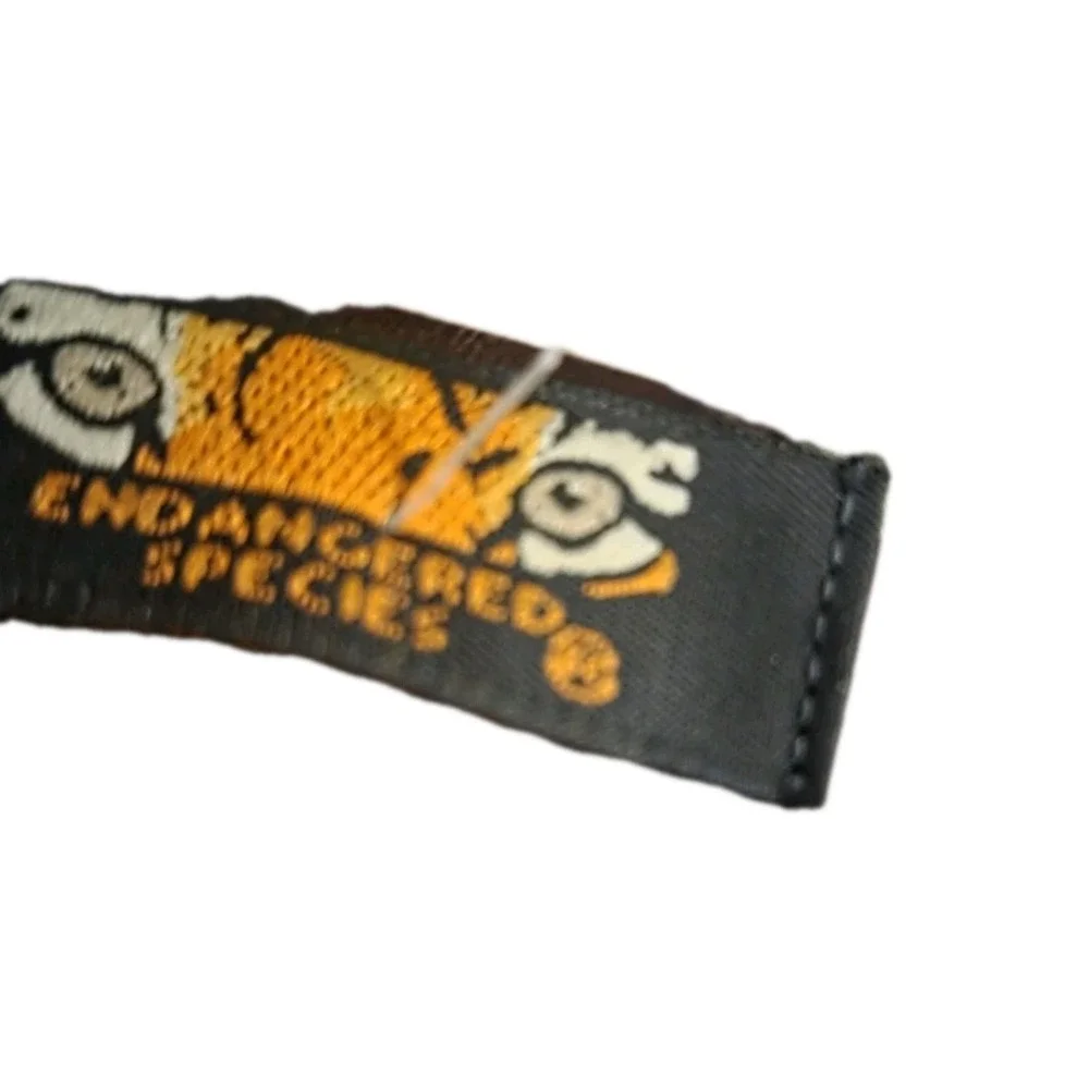 Vintage Endangered Species Gorilla‎ Silk Tie USA Jungle Animal Novelty